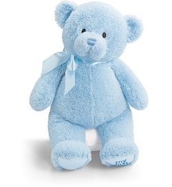 Baby Gund 18吋粉藍色 "My 1st Teddy" 經典泰迪熊 